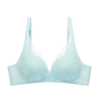 Áo Lót Tri-Air Lite Breeze Không Gọng Mút Nâng Cổ Chữ V - MISTY TURQUOISE