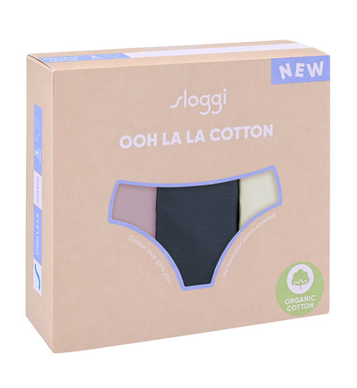 sloggi Ooh La LaCottonMidi3P R - MULTIPLE COLOURS 3
