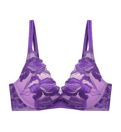 Áo Lót Iris Không Gọng Mút Nâng Cổ Chữ V - Thân Thiện Môi Trường - PURPLE HAZE